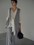 silk wool easy vest